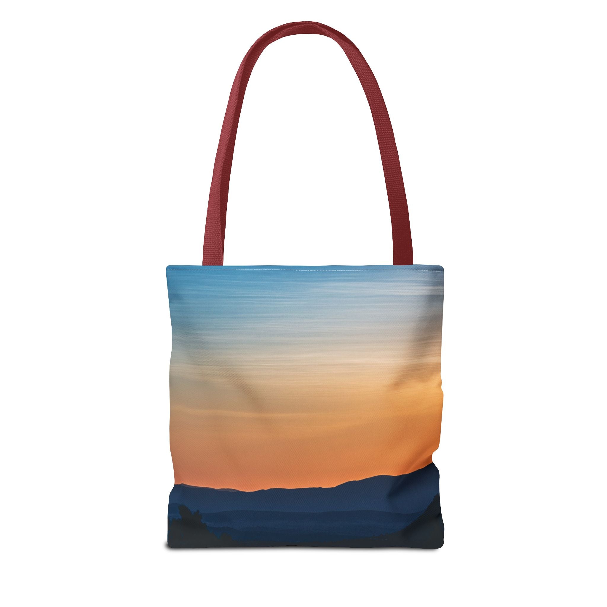 Gradient Sunset Tote Bag – Ombre Beach Canvas Tote