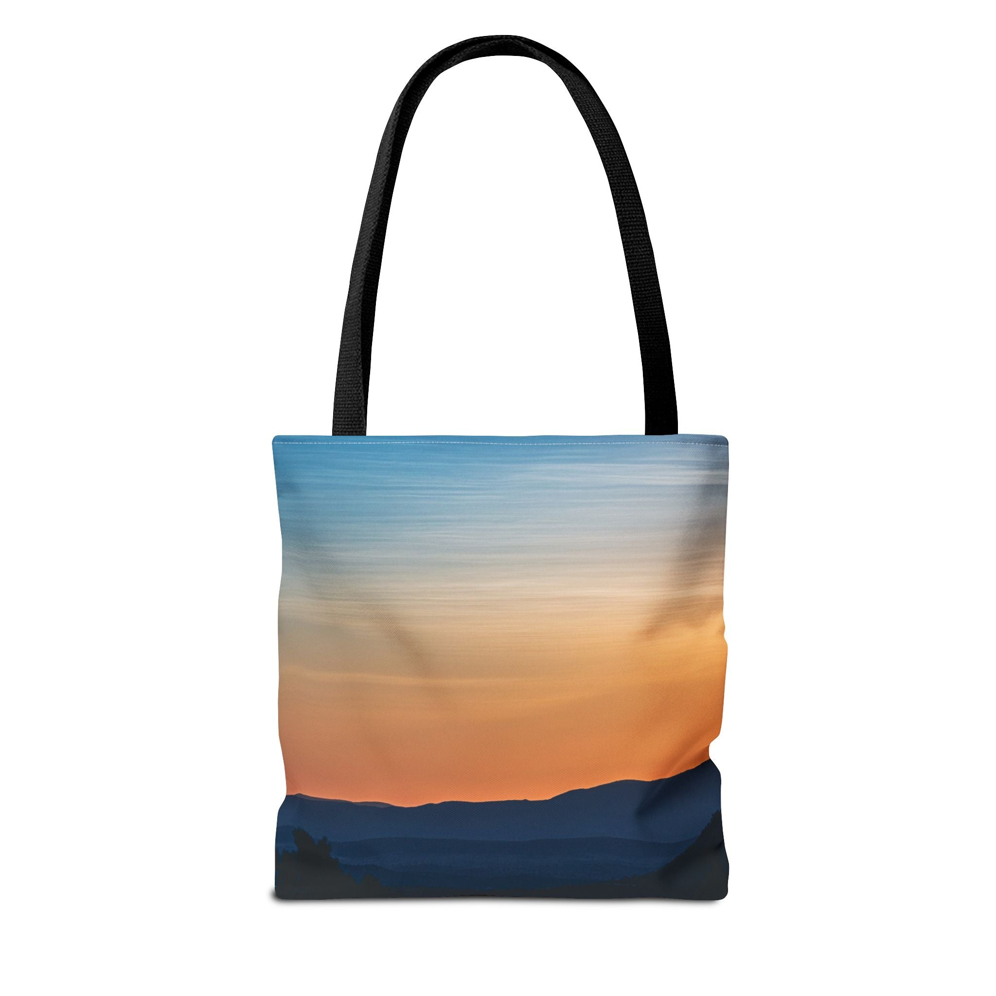 Gradient Sunset Tote Bag – Ombre Beach Canvas Tote