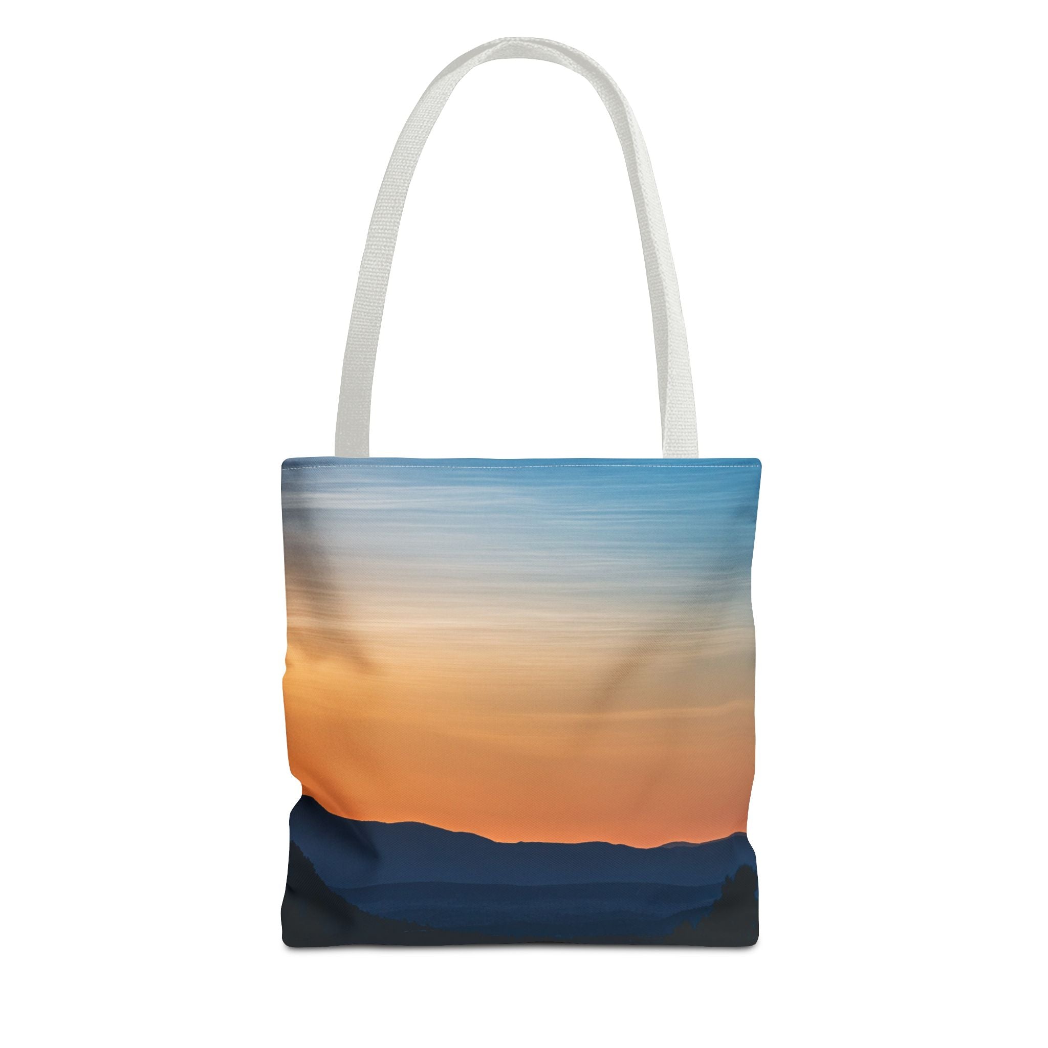 Gradient Sunset Tote Bag – Ombre Beach Canvas Tote