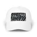 Zebra Stripe Patch Dad Cap — Monochrome Animal Print Baseball Hat