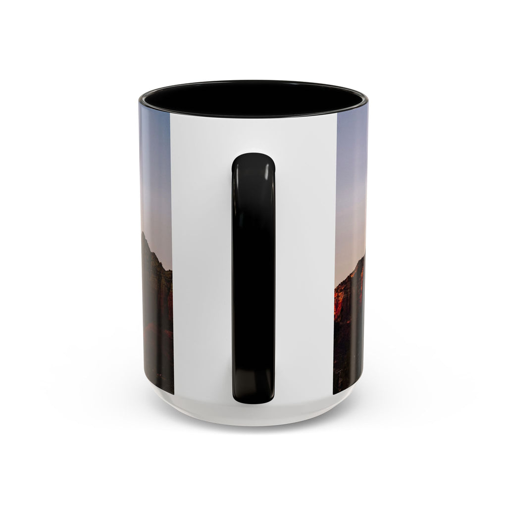 Desert Sunset Coffee Mug — Red Rock Landscape Accent Mug (11/15oz)