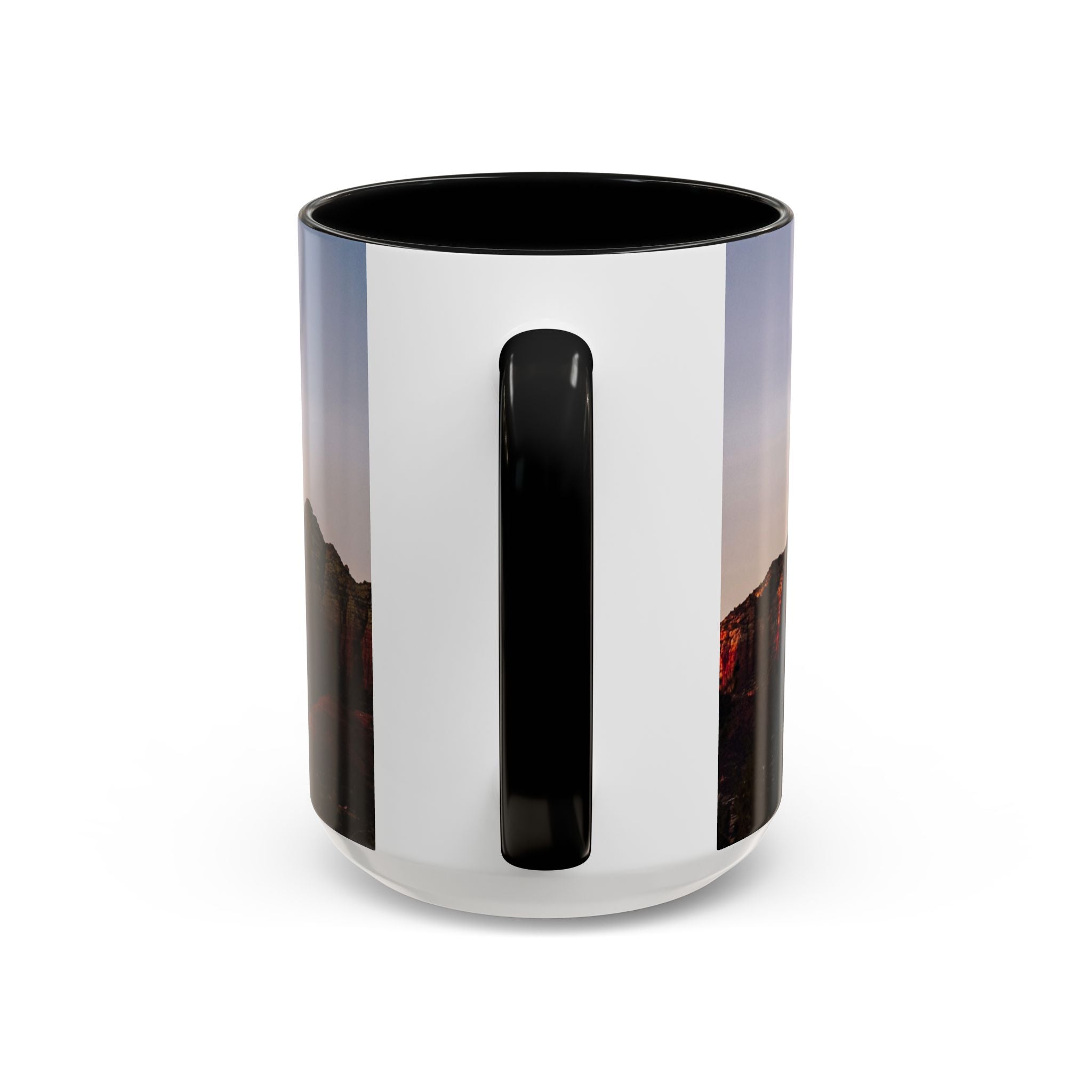 Desert Sunset Coffee Mug — Red Rock Landscape Accent Mug (11/15oz)