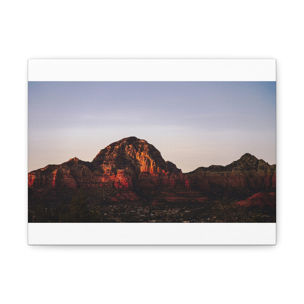 Sedona Red Rock Sunset Matte Canvas Print — Stretched 1.25