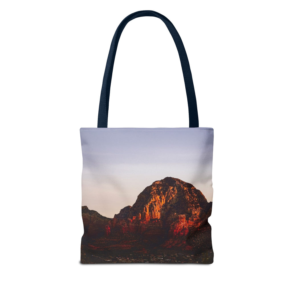 Sunset Cliff Tote Bag — Scenic Coastal Photography All-Over Print