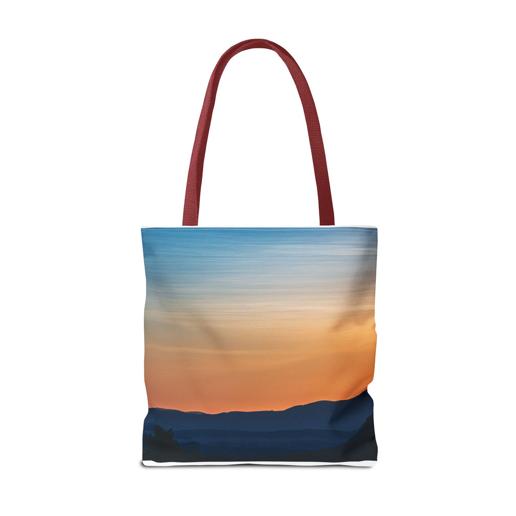 Gradient Sunset Tote Bag – Ombre Beach Canvas Tote