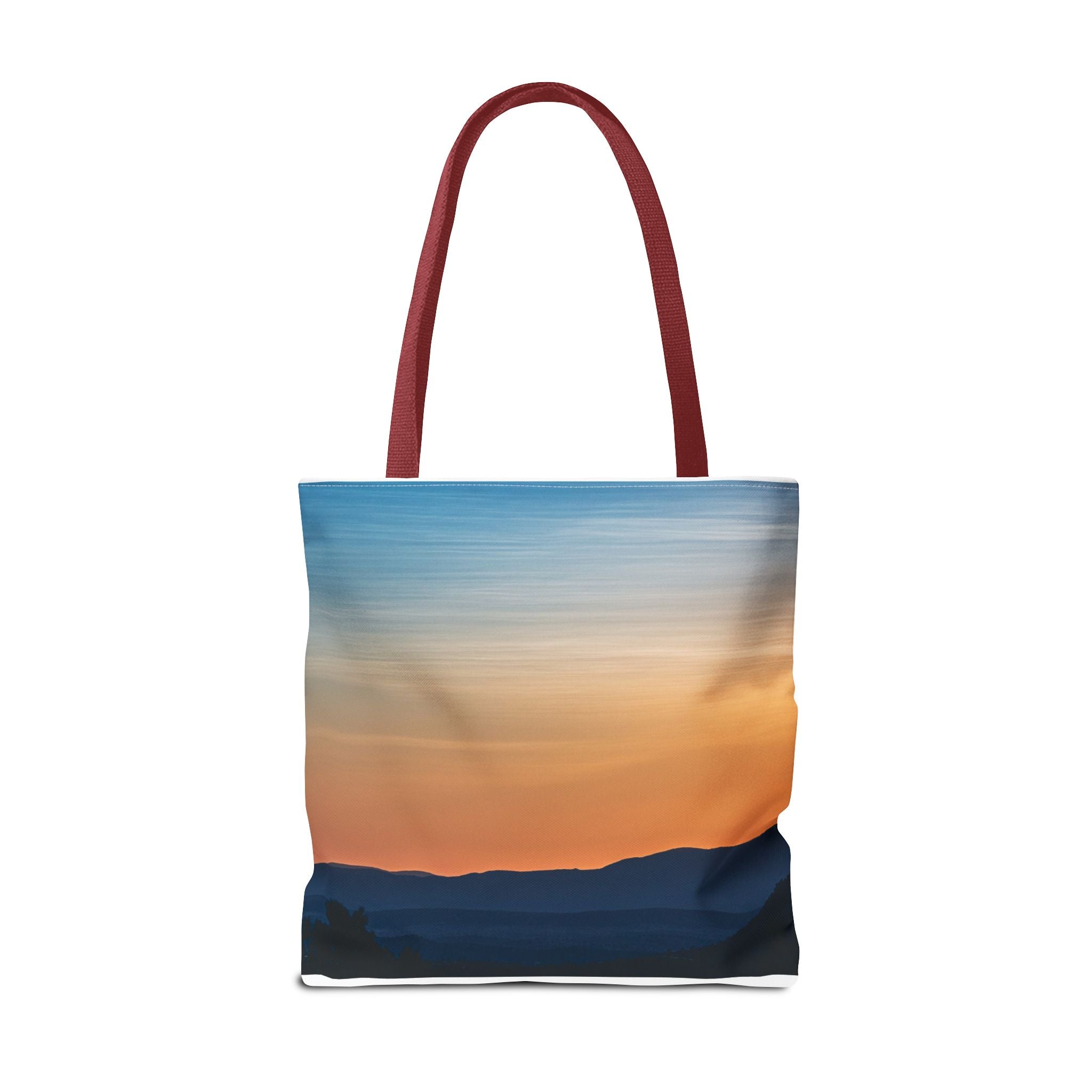 Gradient Sunset Tote Bag – Ombre Beach Canvas Tote