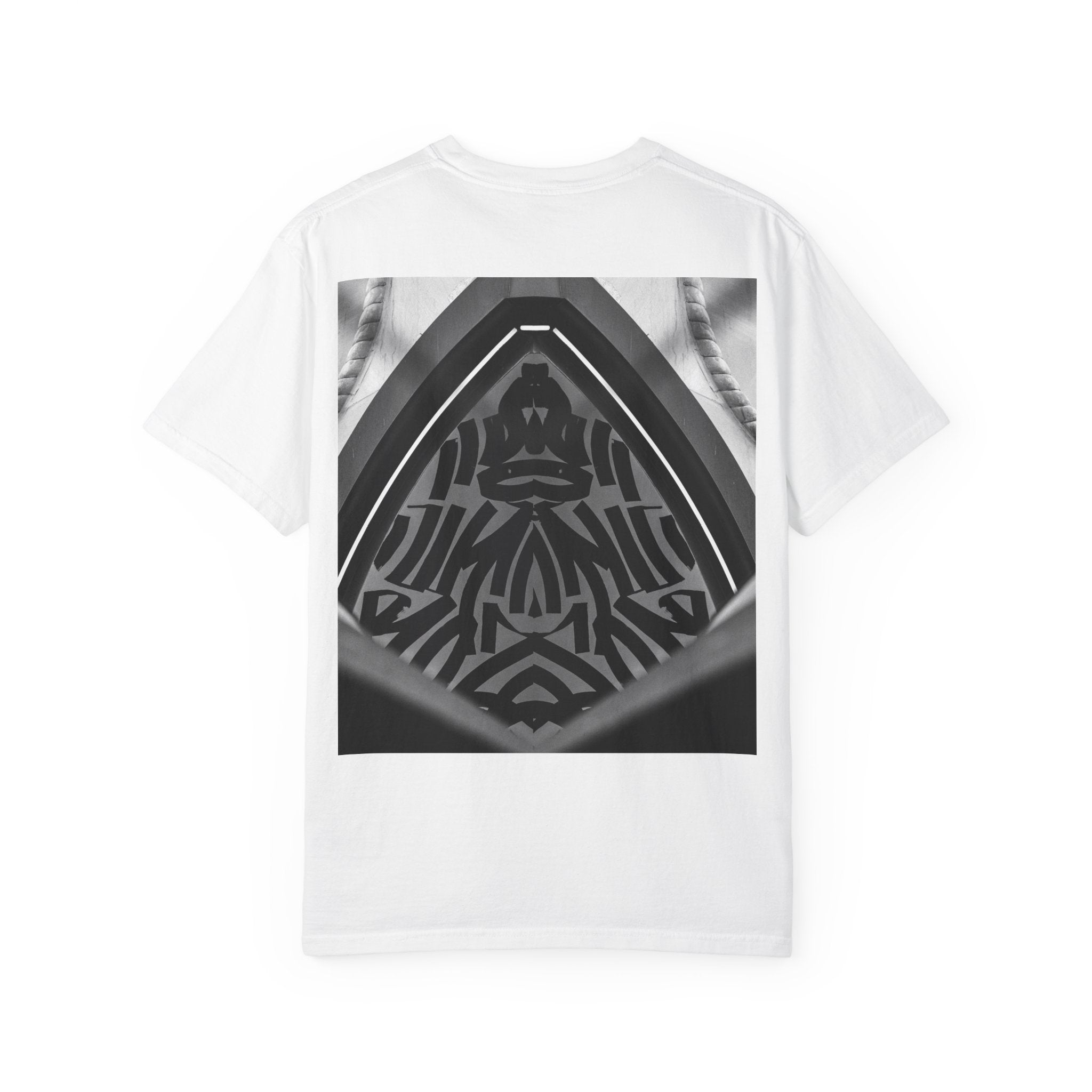 T-Shirt — Monochrome Geometric Symmetry Graphic Tee