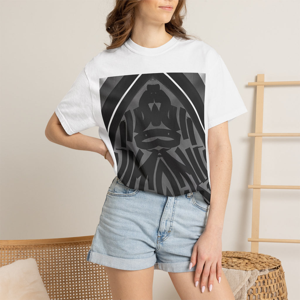 T-Shirt — Monochrome Geometric Symmetry Graphic Tee