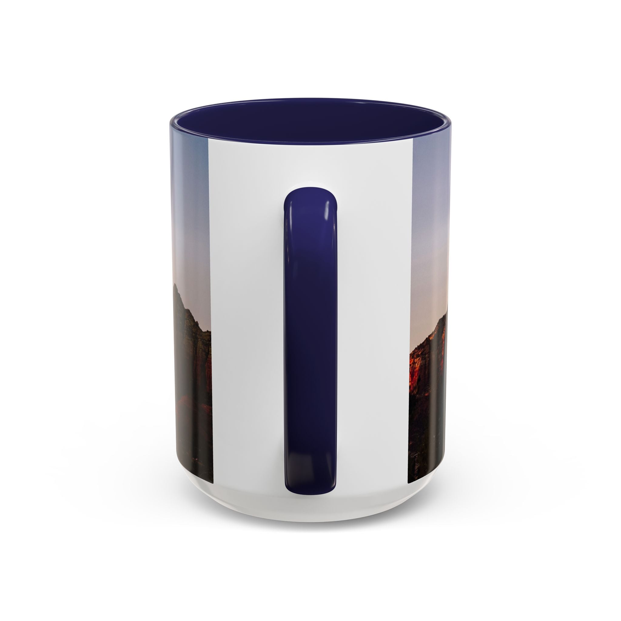 Desert Sunset Coffee Mug — Red Rock Landscape Accent Mug (11/15oz)