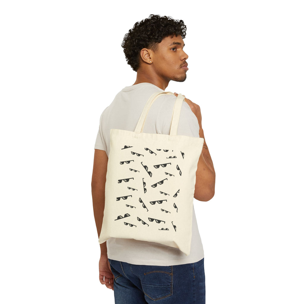 Sweet Dreams Lightbulb Canvas Tote — Retro Night Vibe Eco Shopping Bag
