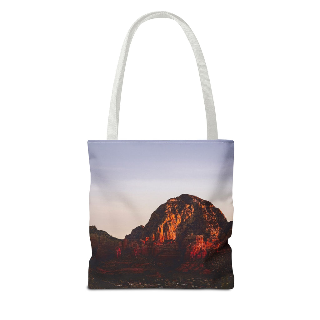 Sunset Cliff Tote Bag — Scenic Coastal Photography All-Over Print