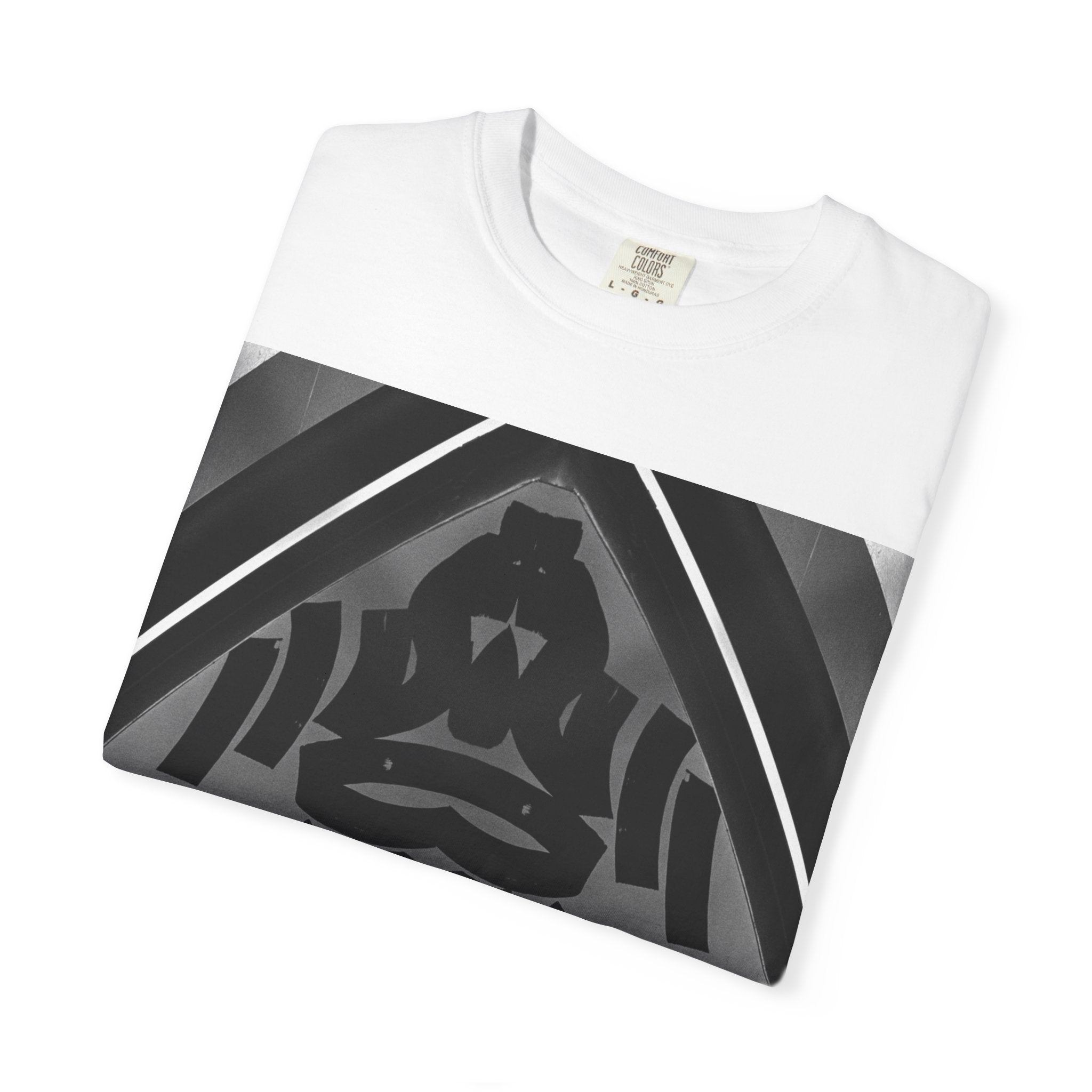 T-Shirt — Monochrome Geometric Symmetry Graphic Tee