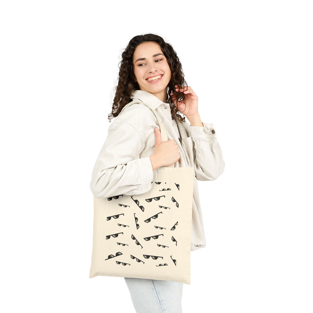 Sweet Dreams Lightbulb Canvas Tote — Retro Night Vibe Eco Shopping Bag