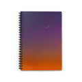 Crescent Dusk Spiral Notebook — Ruled Journal with Sunset Gradient