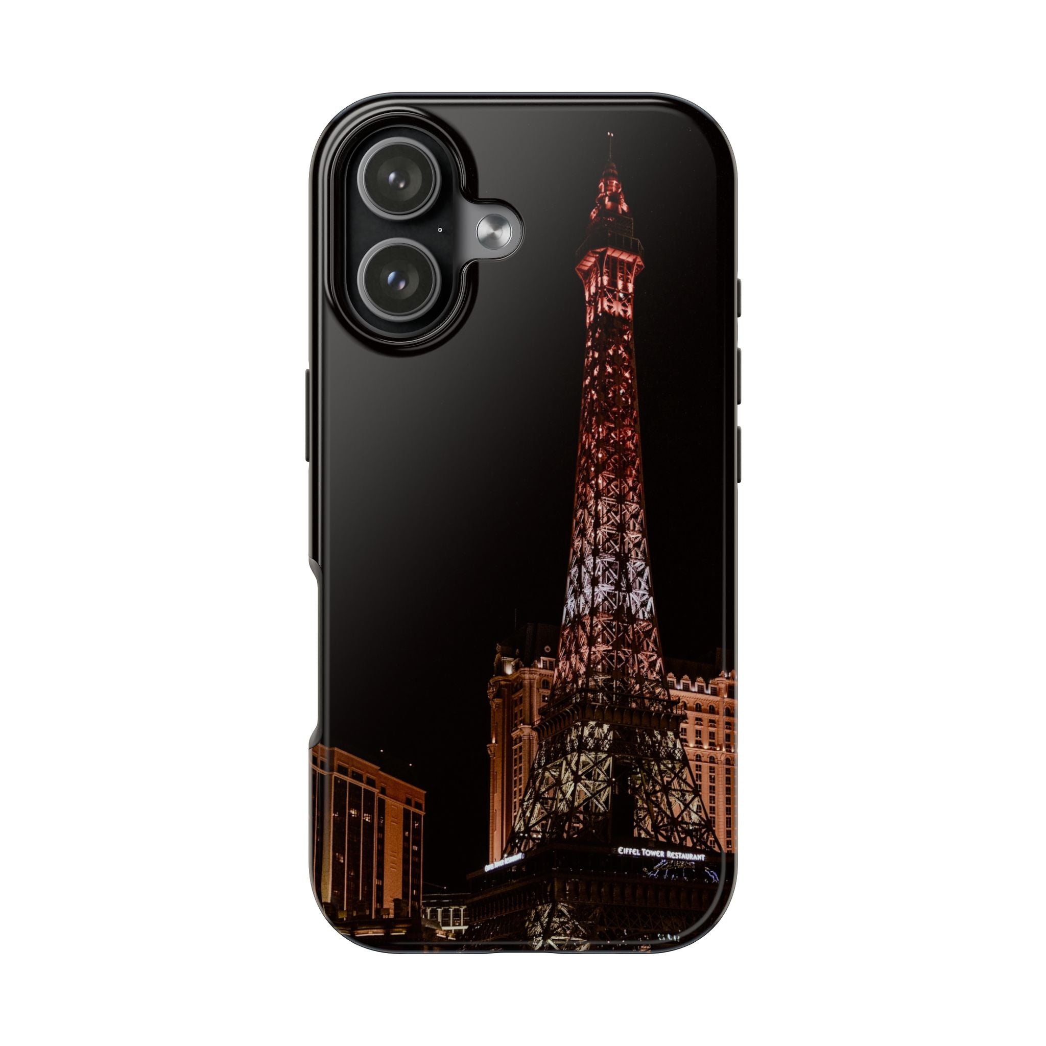 Eiffel Tower Night Tough Phone Case — Durable Paris Skyline iPhone Cover