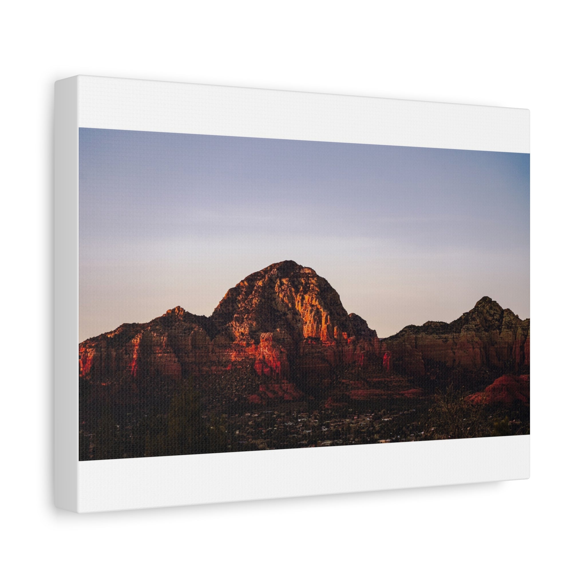 Sedona Red Rock Sunset Matte Canvas Print — Stretched 1.25"