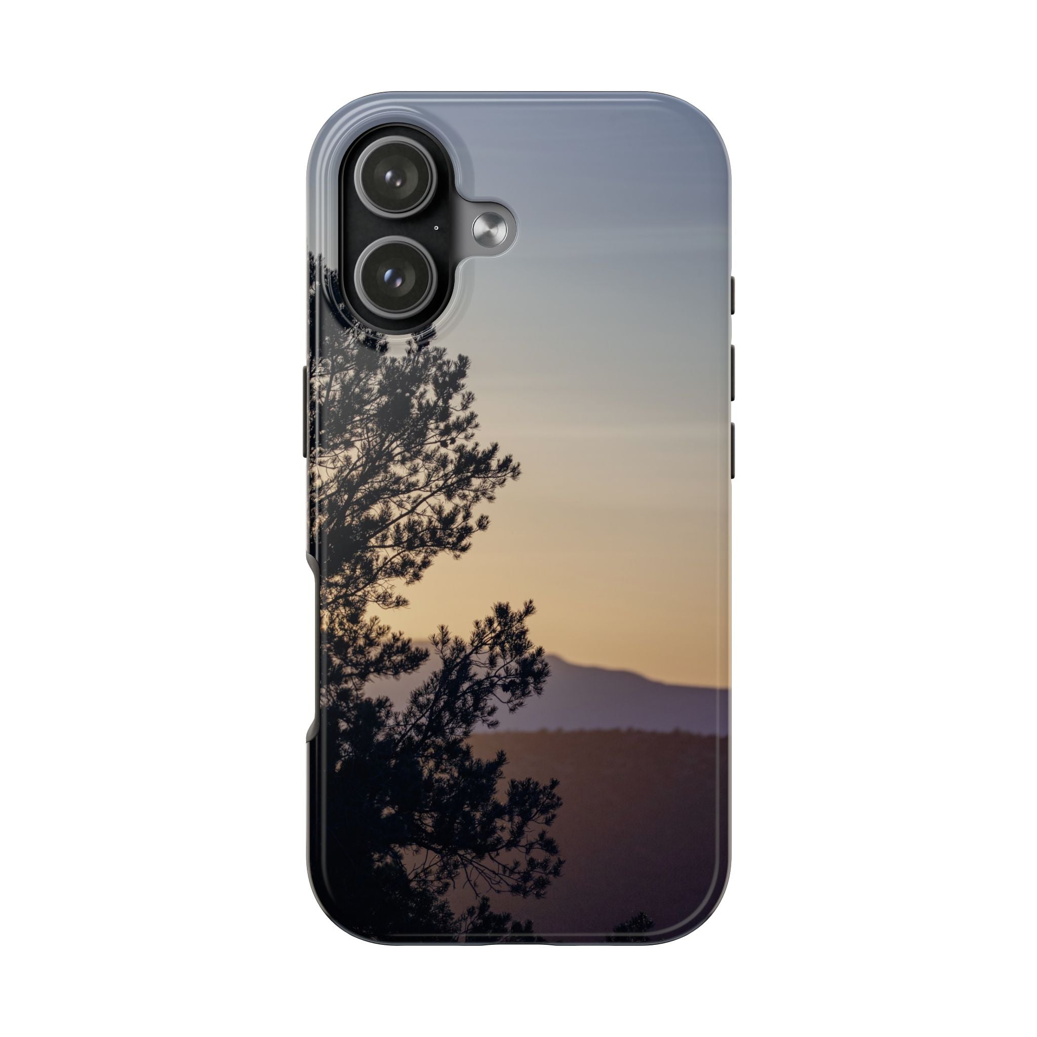 Sunset Pines Tough Phone Case – Durable Nature Landscape Phone Cover