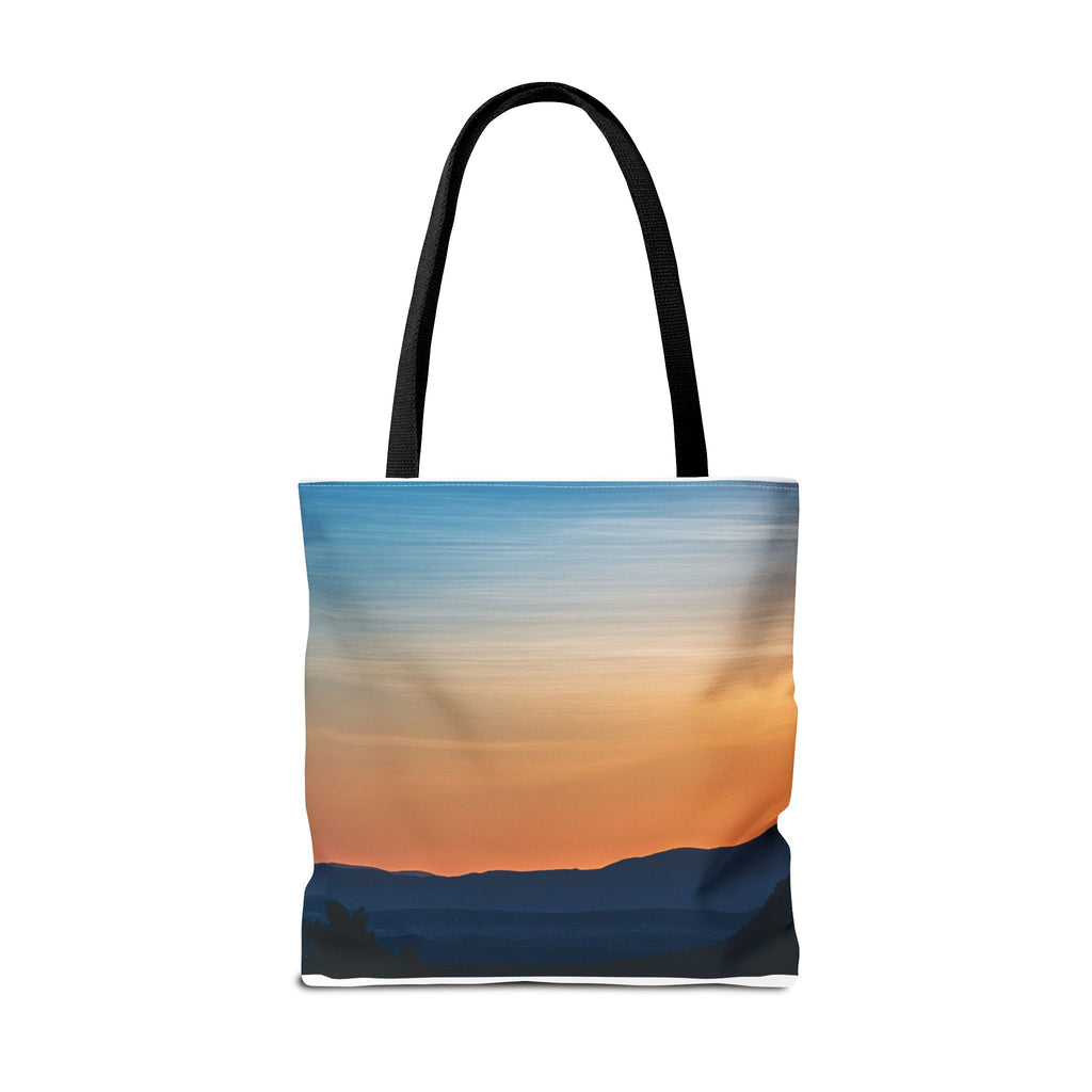Gradient Sunset Tote Bag – Ombre Beach Canvas Tote