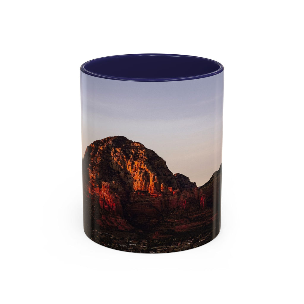 Desert Sunset Coffee Mug — Red Rock Landscape Accent Mug (11/15oz)
