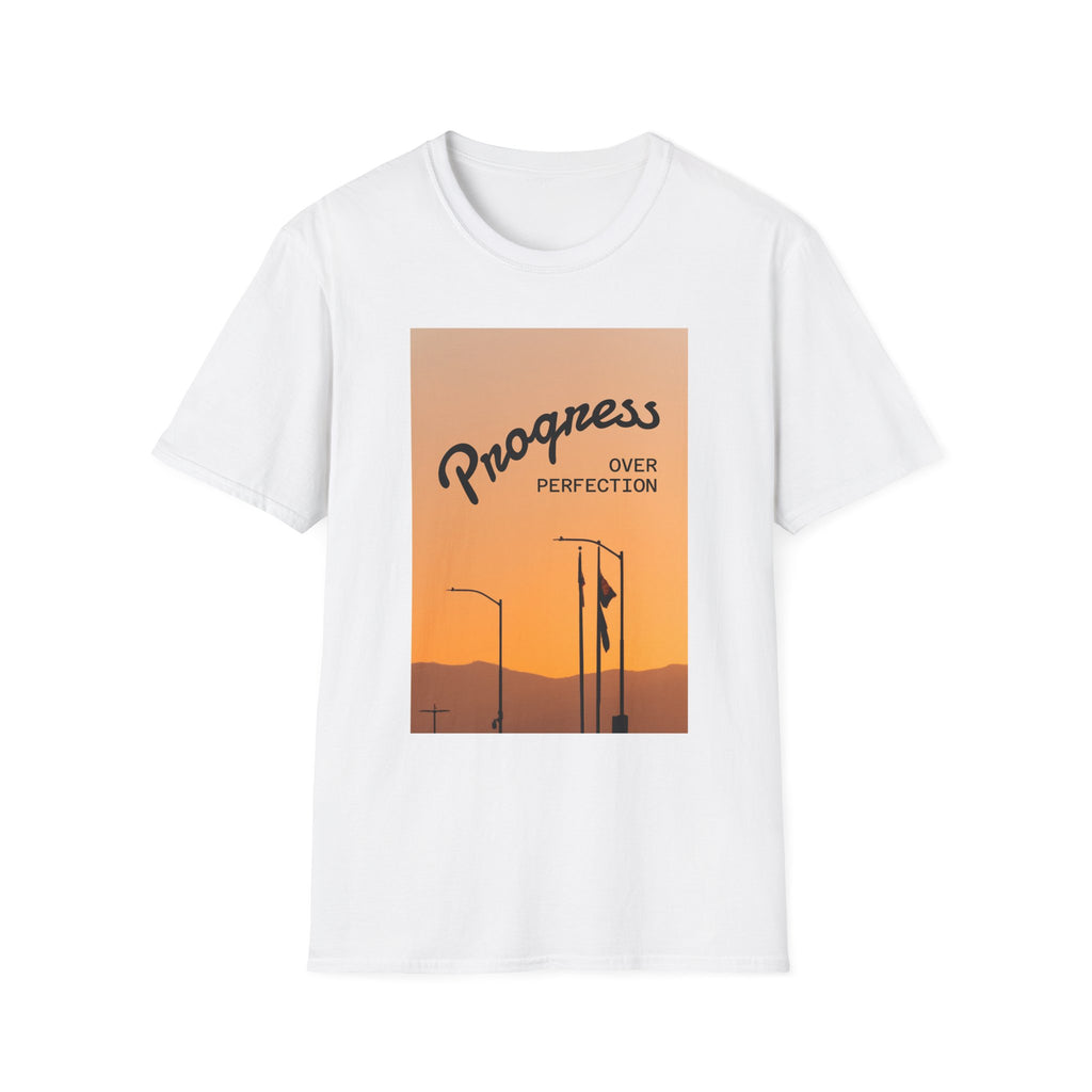 Progress Over Perfection T-Shirt — Motivational Graphic Tee