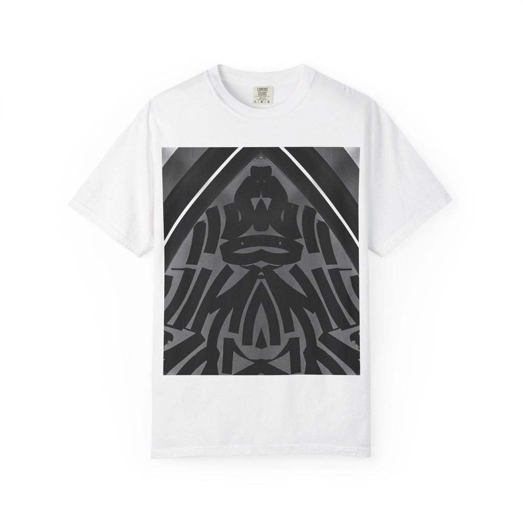 T-Shirt — Monochrome Geometric Symmetry Graphic Tee