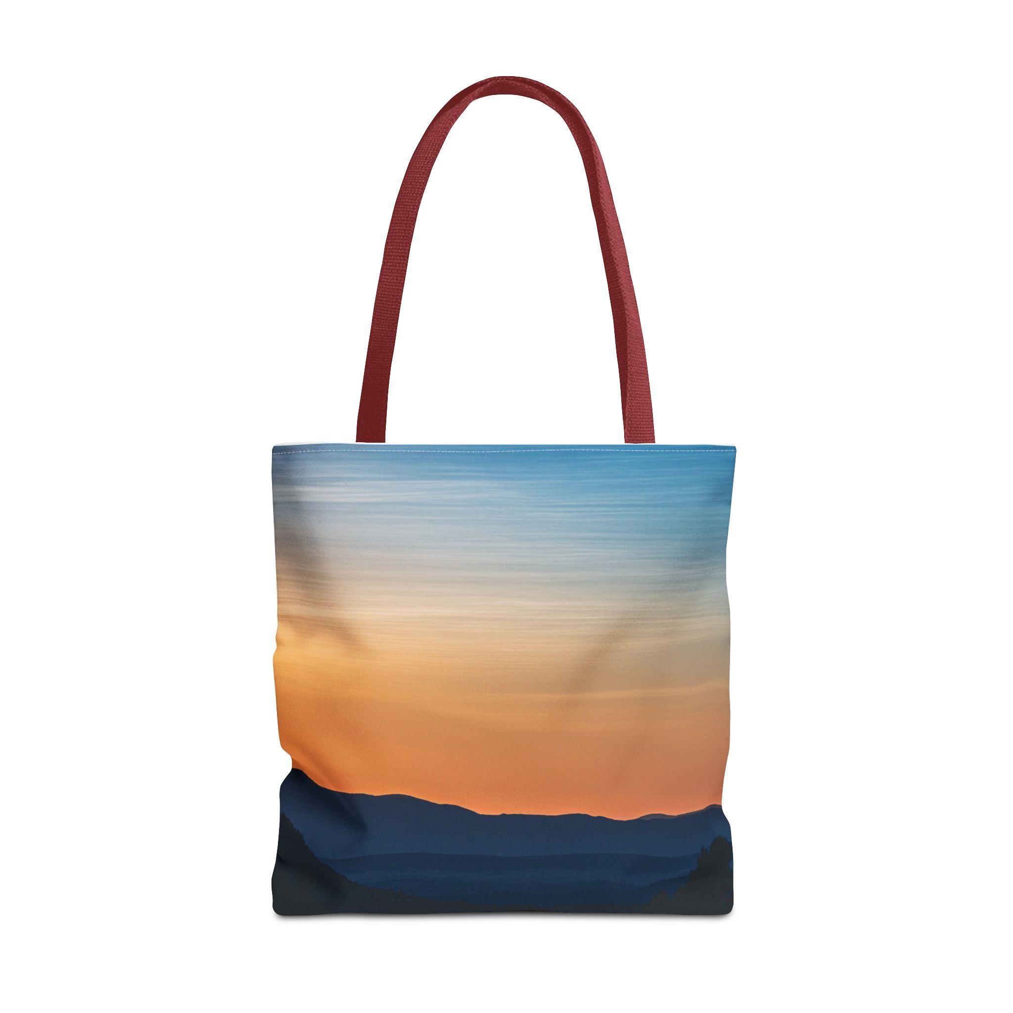 Gradient Sunset Tote Bag – Ombre Beach Canvas Tote