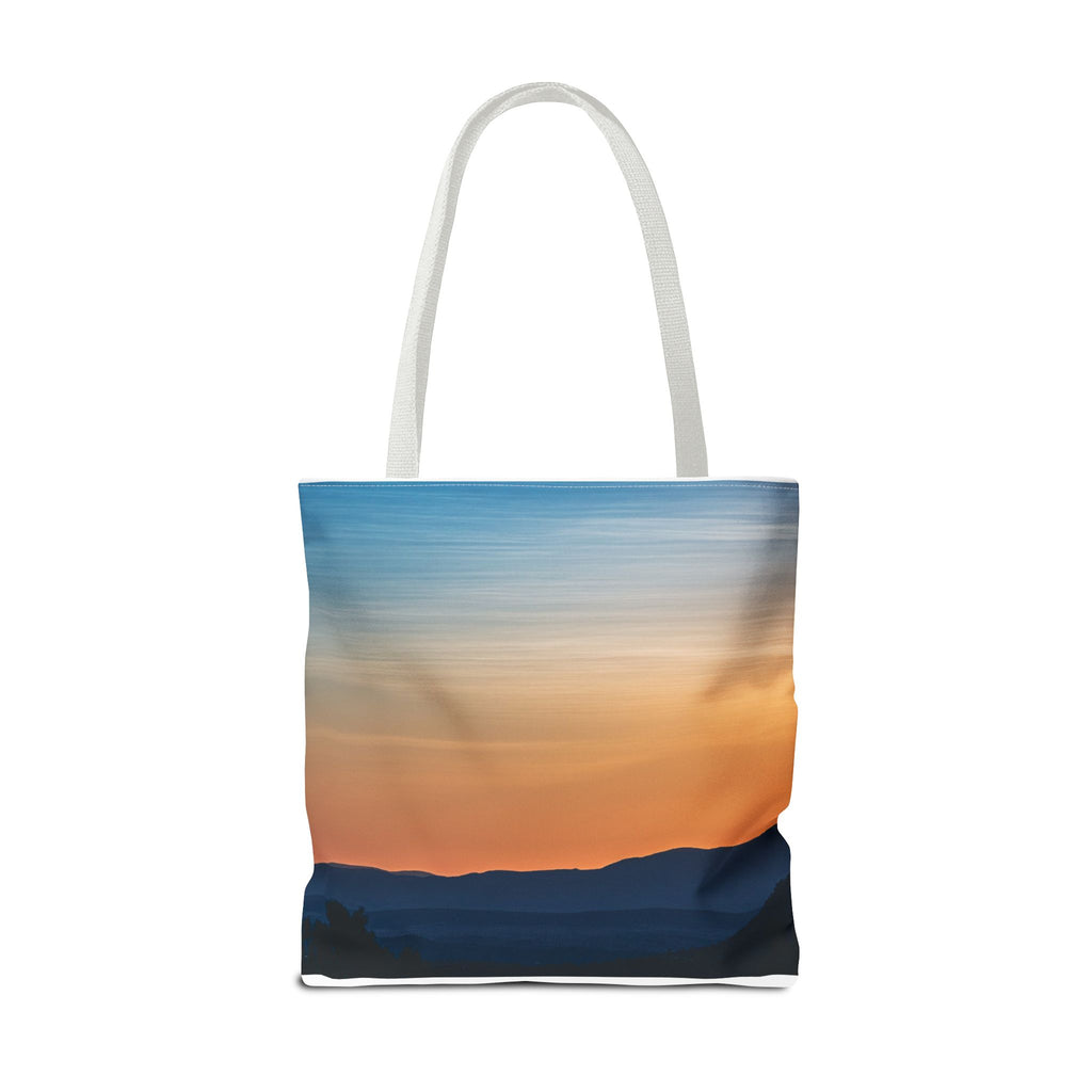 Gradient Sunset Tote Bag – Ombre Beach Canvas Tote