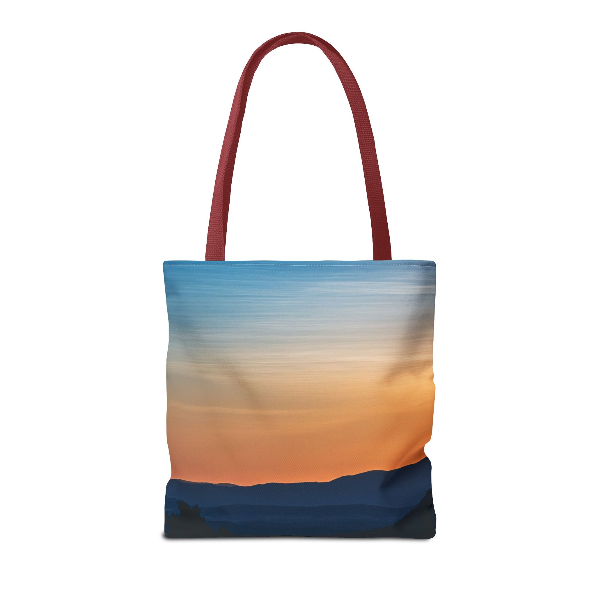 Gradient Sunset Tote Bag – Ombre Beach Canvas Tote