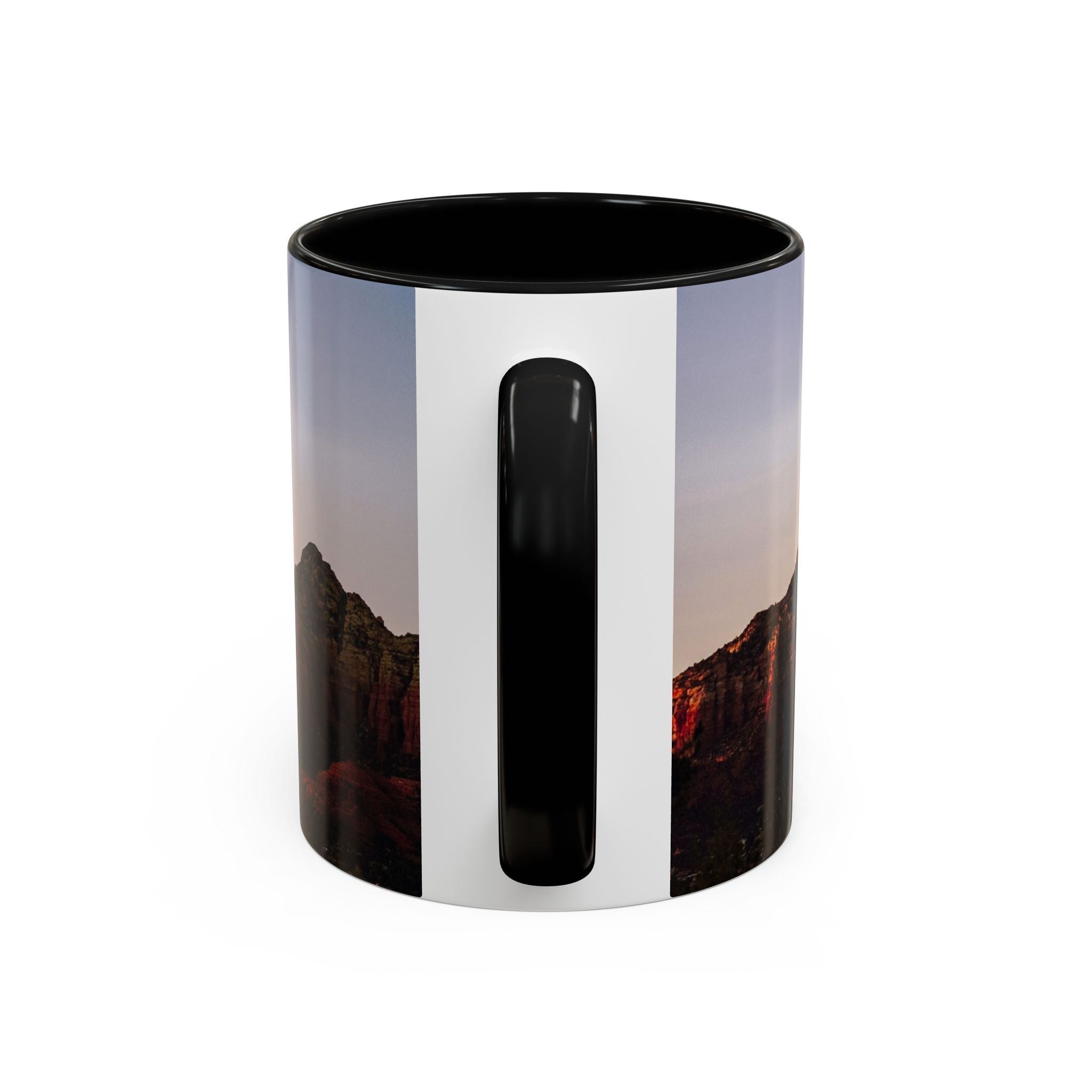 Desert Sunset Coffee Mug — Red Rock Landscape Accent Mug (11/15oz)