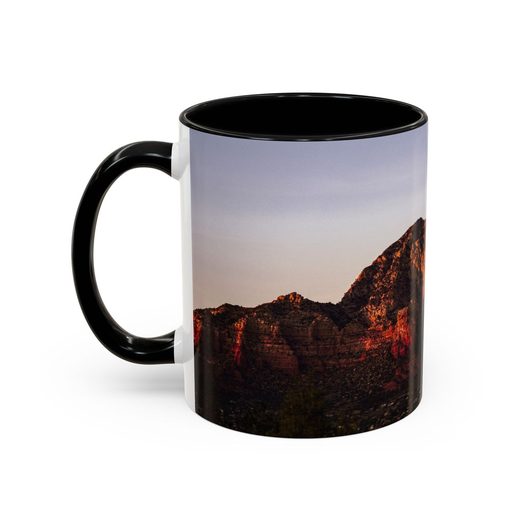 Desert Sunset Coffee Mug — Red Rock Landscape Accent Mug (11/15oz)