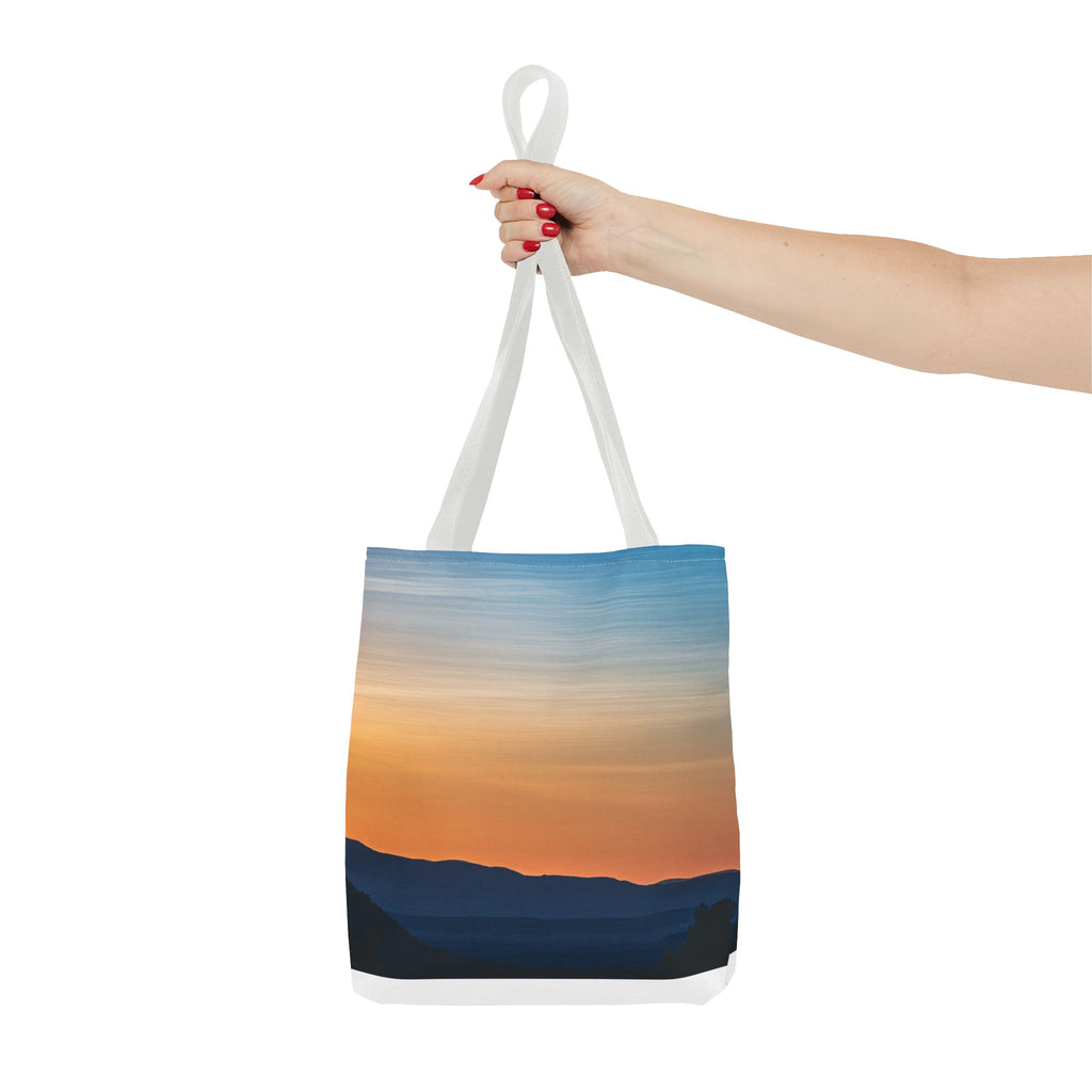 Gradient Sunset Tote Bag – Ombre Beach Canvas Tote