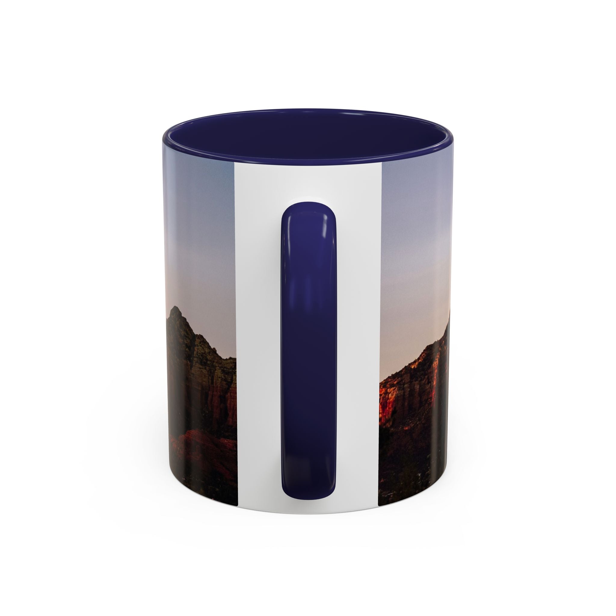 Desert Sunset Coffee Mug — Red Rock Landscape Accent Mug (11/15oz)