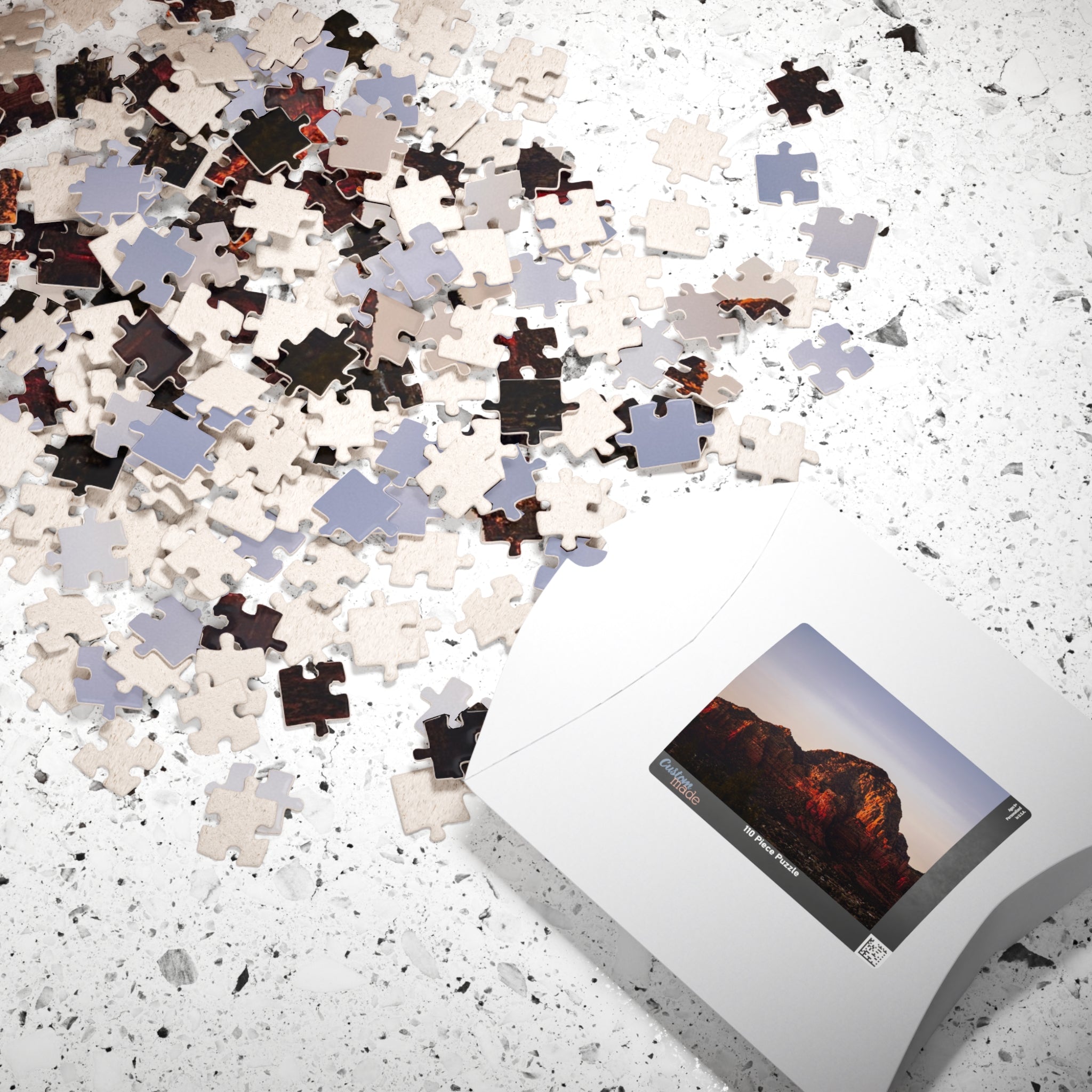 Mountain Sunset Photo Puzzle — 110/252/520/1014‑Piece Jigsaw
