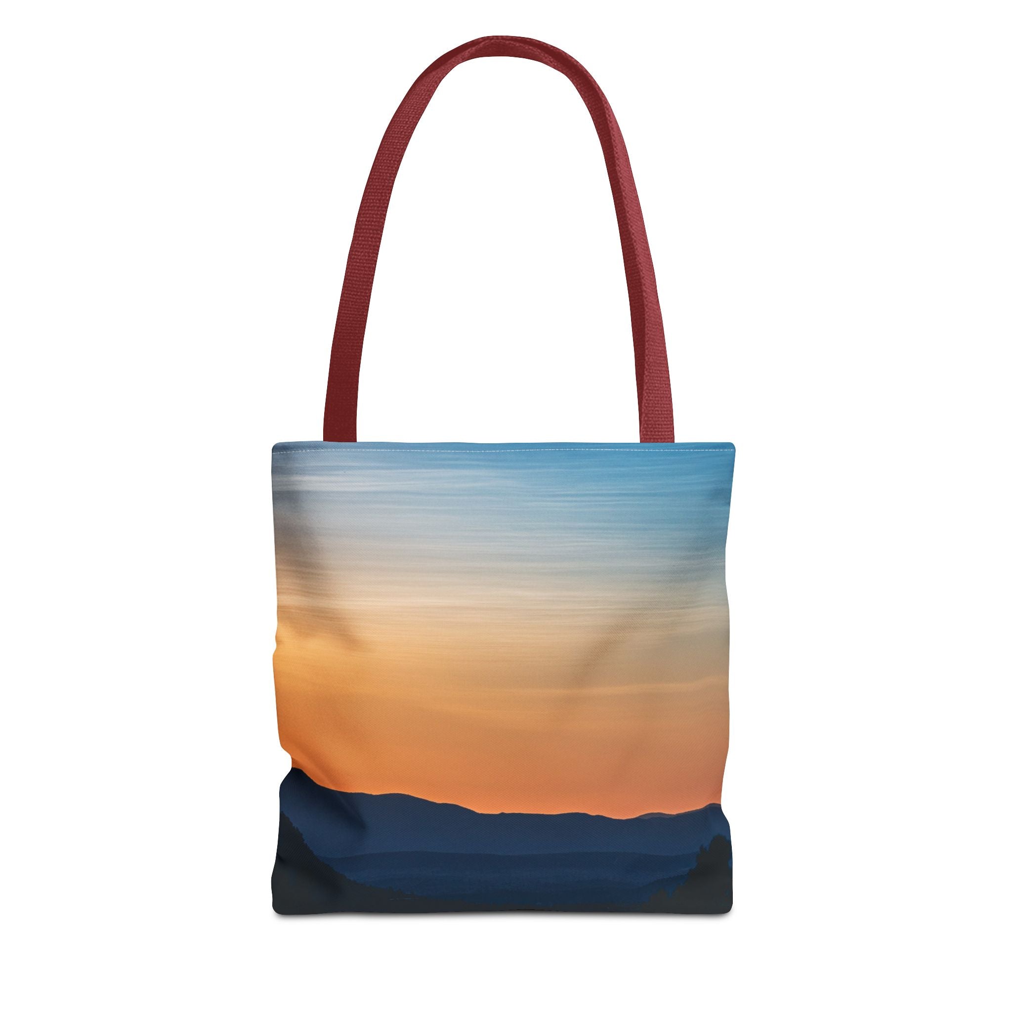 Gradient Sunset Tote Bag – Ombre Beach Canvas Tote