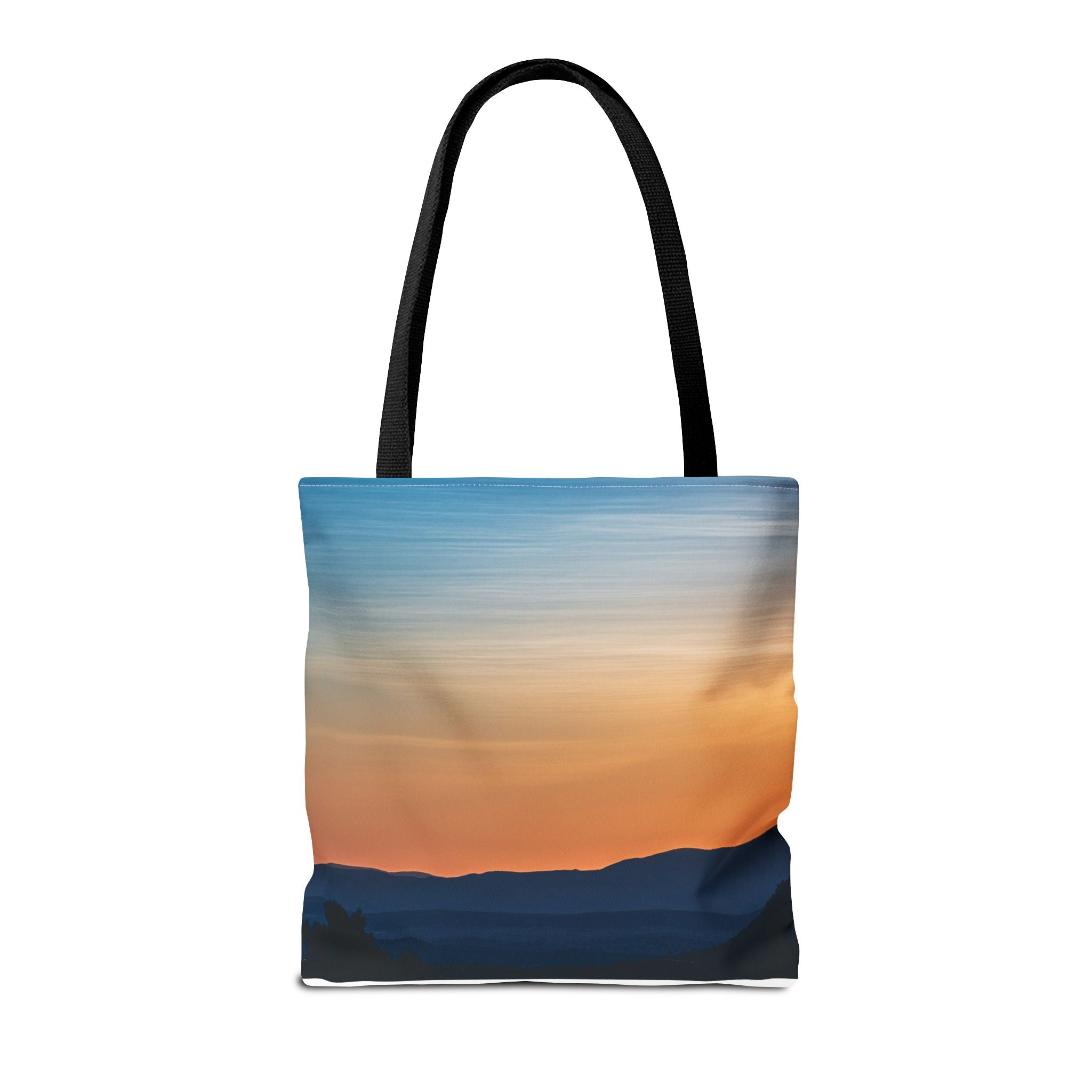 Gradient Sunset Tote Bag – Ombre Beach Canvas Tote